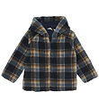 Minymo Fleece Jacket - Parisian Night w. Checs
