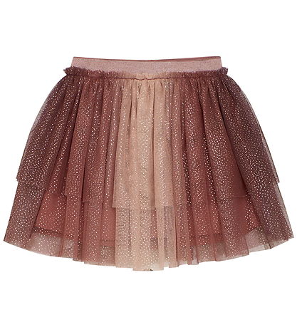 Minymo Tulle Skirt - Withered Rose w. Glitter