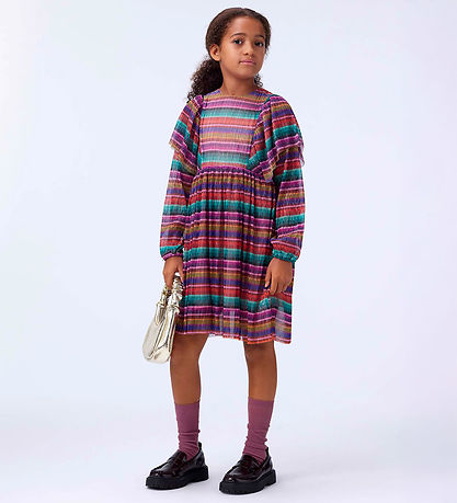 Molo Dress - Pleated - Carina - Jewelery Stripe