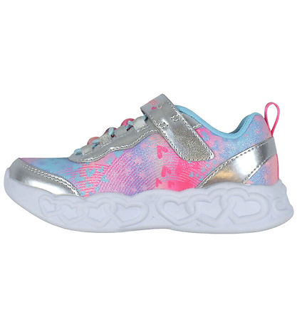 Chaussures av. Lumières Skechers - Heart Joyaux - Argent/Multi Chaussures av. Lumières Skechers - Heart Joyaux - Argent/Multi