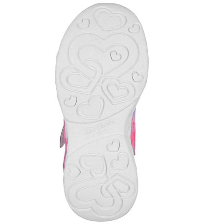 Chaussures av. Lumières Skechers - Heart Joyaux - Argent/Multi Chaussures av. Lumières Skechers - Heart Joyaux - Argent/Multi