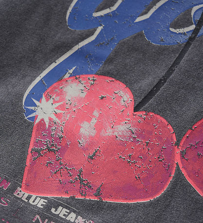 Indian Blue Jeans T-shirt - Phantom w. Print Indian Blue Jeans T-shirt - Phantom w. Print