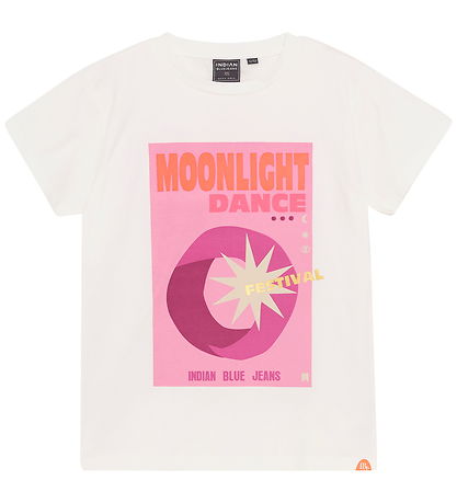 Indian Blue Jeans T-shirt - Cloud Moonlight w. Print