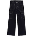 Indian Blue Jeans Jeans - Vid passform - Dark Blue Denim