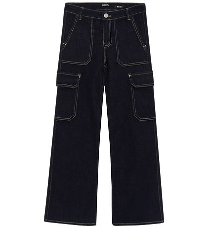 Jeans Indian Blue Jeans - Coupe large - Dark Blue Denim Jeans Indian Blue Jeans - Coupe large - Dark Blue Denim
