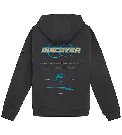 Indian Blue Jeans Kapuzenpullover - Phantom m. Print