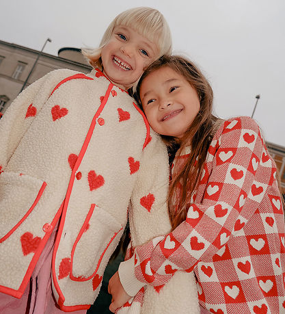 Flöss Fleece Jacket - Simone - Soft White Heart