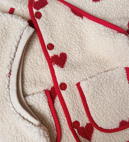 Flöss Fleece Jacket - Simone - Soft White Heart