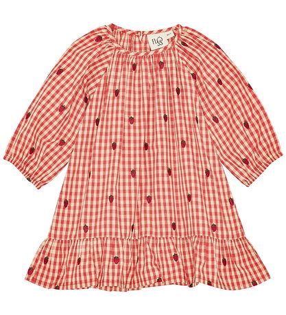 Flöss Dress - Molly - Berry Gingham w. Checs