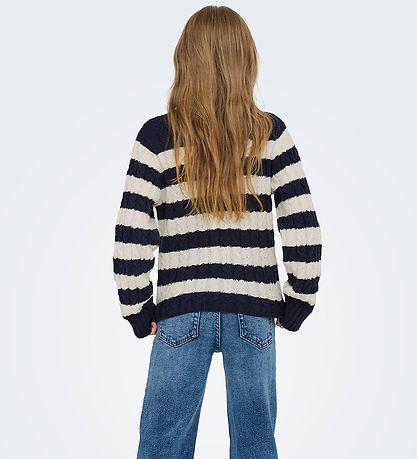 Kids Only Blouse - Knitted - Cook Janny - Night Sky/Tofu Kids Only Blouse - Knitted - Cook Janny - Night Sky/Tofu