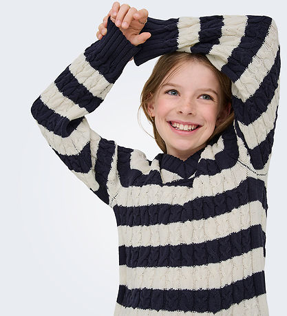 Kids Only Blouse - Knitted - Cook Janny - Night Sky/Tofu Kids Only Blouse - Knitted - Cook Janny - Night Sky/Tofu