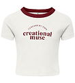 Kids Only T-shirt - Rib - KogVasity - Cloud Dancer/Muse/Cabernet Kids Only T-shirt - Rib - KogVasity - Cloud Dancer/Muse/Cabernet