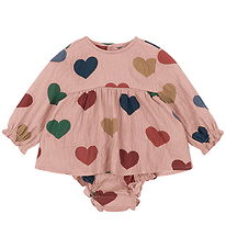 Konges Sløjd Sommerstrampler - Elin - Coeur Rose Farbe Konges Sløjd Sommerstrampler - Elin - Coeur Rose Farbe