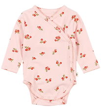 Konges Sløjd Wrap Bodysuit l/s - Basic - Pink Pink Konges Sløjd Wrap Bodysuit l/s - Basic - Pink Pink