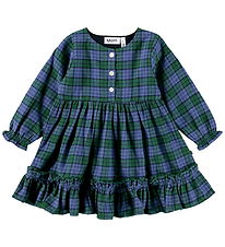 Molo Dress - Cele - Blue Pine Check
