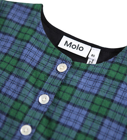 Molo Kjóll - Cele - Blue Pine Check