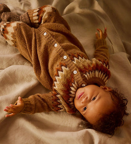 Molo Jumpsuit - Knitted - Wool - Frej - Light Browns Molo Jumpsuit - Knitted - Wool - Frej - Light Browns
