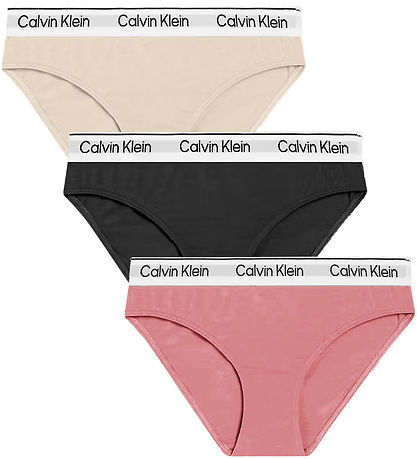 Culottes Calvin Klein - 3 Pack - Brandied Apricot/Whitecap Gray/ Culottes Calvin Klein - 3 Pack - Brandied Apricot/Whitecap Gray/