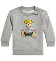Polo Ralph Lauren Sweatshirt - Madison - Grey Melange w. Soft To