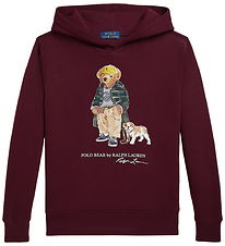 Polo Ralph Lauren Hoodie - Classic - Wine Polo Ralph Lauren Hoodie - Classic - Wine