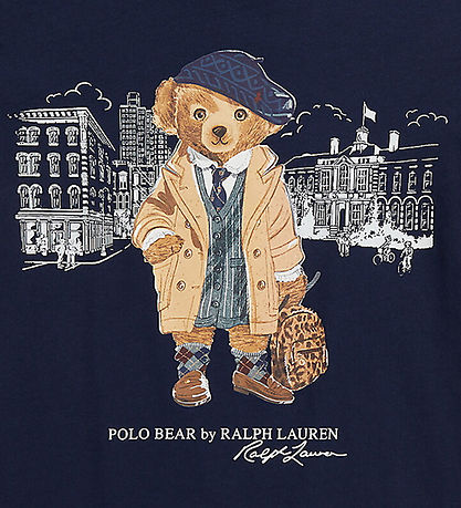Polo Ralph Lauren T-shirt - Madison - Navy w. Print