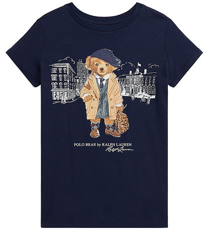 Polo Ralph Lauren T-shirt - Madison - Navy w. Print