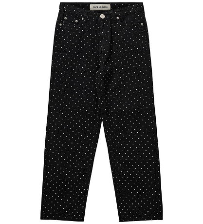 Sofie Schnoor Jeans - Denim - Schwarz m. Punkte Sofie Schnoor Jeans - Denim - Schwarz m. Punkte