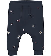 Name It Trousers - NbfVandora - Navy Blazer/Flowers Duck Hearts