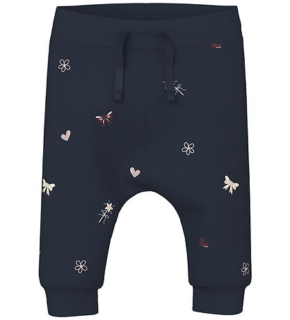 Name It Trousers - NbfVandora - Navy Blazer/Flowers Duck Hearts Name It Trousers - NbfVandora - Navy Blazer/Flowers Duck Hearts