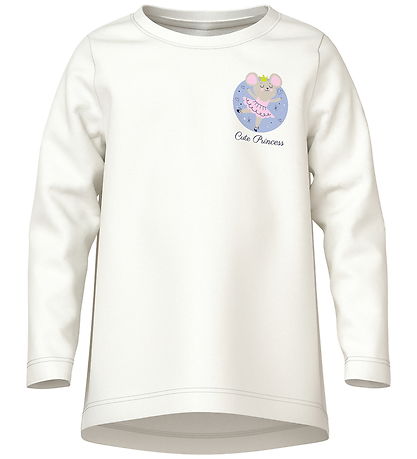 Name It Blouse - NmfViolet - Cloud Dancer/Cute Princess Name It Blouse - NmfViolet - Cloud Dancer/Cute Princess