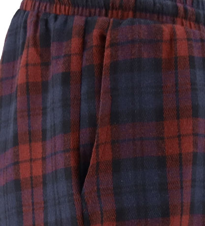 Pantalon Hound - HdLuca - Rouge/Noir à Carreaux Pantalon Hound - HdLuca - Rouge/Noir à Carreaux