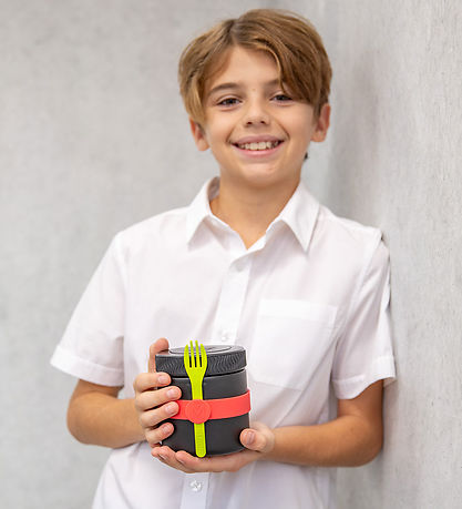 MontiiCo Cutlery belt - Silicone - Watermelon