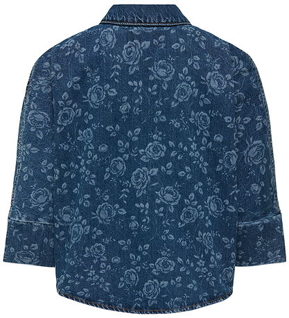 Kids Only Denim Jacket - KogGrace - Medium+ Blue Denim/Rose Kids Only Denim Jacket - KogGrace - Medium+ Blue Denim/Rose
