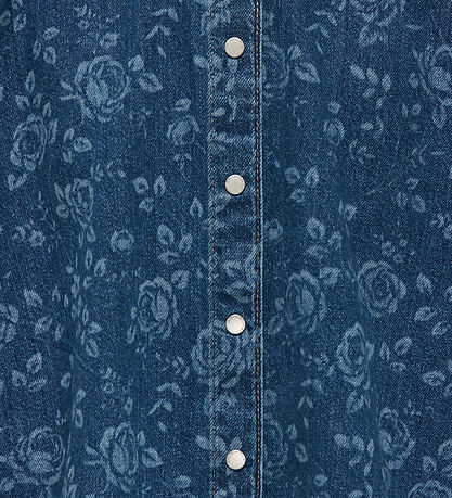 Kids Only Denim Jacket - KogGrace - Medium+ Blue Denim/Rose Kids Only Denim Jacket - KogGrace - Medium+ Blue Denim/Rose
