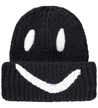 Molo Pipo - Neulottu/Joustinneule - Kim - Musta M. Smiley