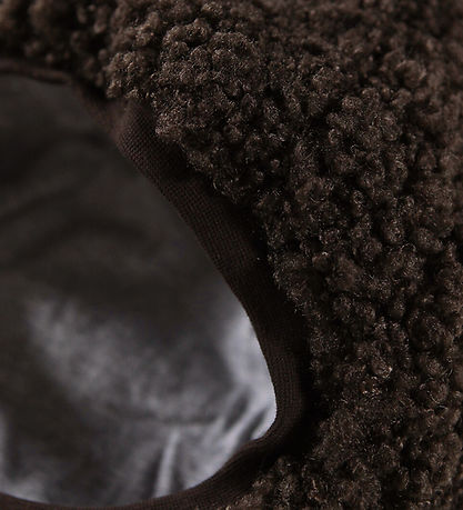 Molo Balaclava - Teddy - Kay - 2-layer - Dark Cocoa