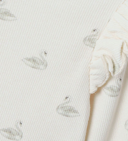 Lil' Atelier Bluse – Noos – Rib – NmfGavo – Pastel Pergament/Swa