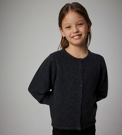 Name It Cardigan - Knitted - NkfSaluna - Dark Grey Melange
