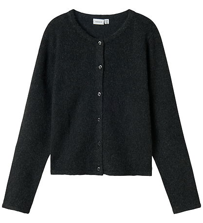 Name It Cardigan - Knitted - NkfSaluna - Dark Grey Melange