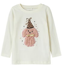 Name It Blouse - NmfNinna - Cloud Dancer