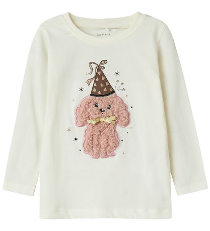 Name It Blouse - NmfNinna - Cloud Dancer