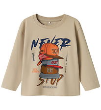 Name It Blouse - NmmNiko - Iceland Fossil