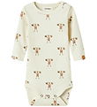 Lil' Atelier Bodysuit l/s - Rib - NbmLavo - Turtledove/Strong MA Lil' Atelier Bodysuit l/s - Rib - NbmLavo - Turtledove/Strong MA
