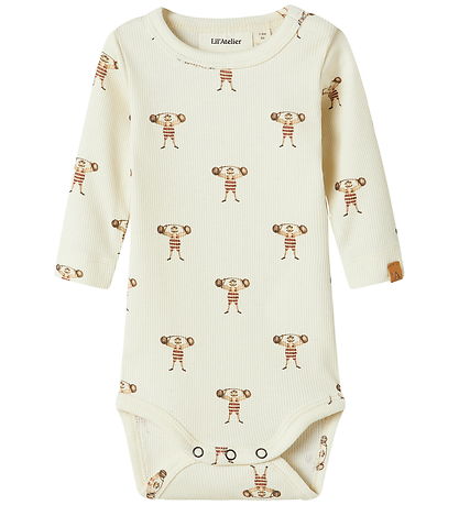 Body m/l Lil' Atelier - Rib - NbmLavo - Tourterelle/Strong MAN Body m/l Lil' Atelier - Rib - NbmLavo - Tourterelle/Strong MAN