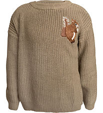 Blouse Hanevild - Tricoté - Poireau - Coriandre Blouse Hanevild - Tricoté - Poireau - Coriandre