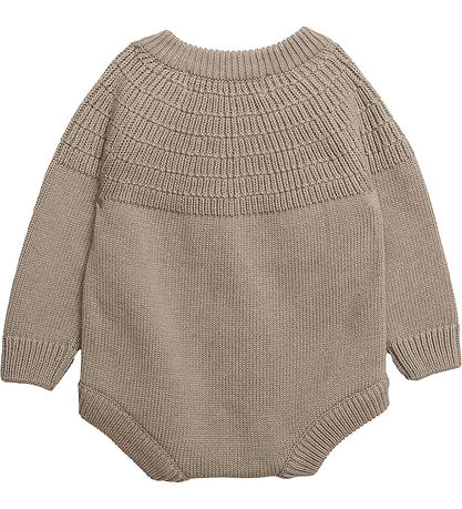 Hanevild Bodysuit l/s - Wool/Cotton - Knitted - Mingus - Crocker