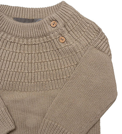 Hanevild Bodysuit l/s - Wool/Cotton - Knitted - Mingus - Crocker