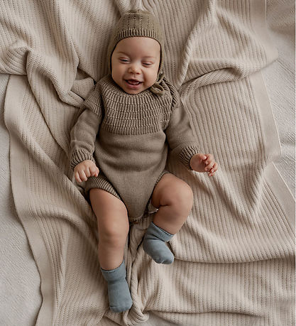 Hanevild Bodysuit l/s - Wool/Cotton - Knitted - Mingus - Crocker