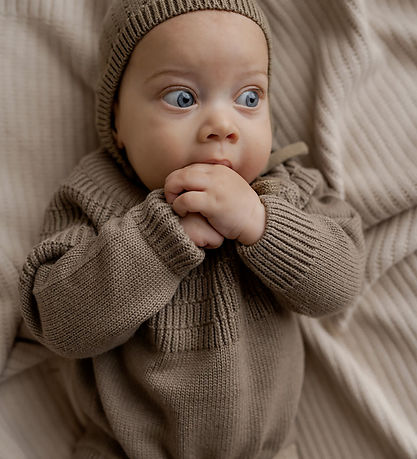 Hanevild Bodysuit l/s - Wool/Cotton - Knitted - Mingus - Crocker