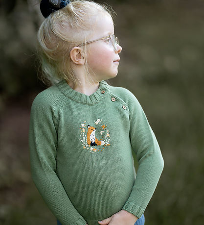 Hanevild Blouse - Knitted - Linus - Shale Green